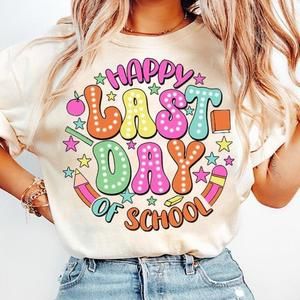 Happy Last Day Of School Rock The Test Staar Day End Of School Shirt